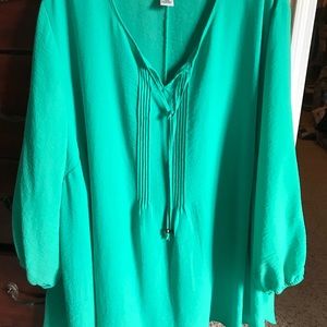 Catherine’s 3/4 sheer blouse